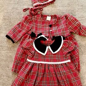Baby Girls 3pc  Dress Set